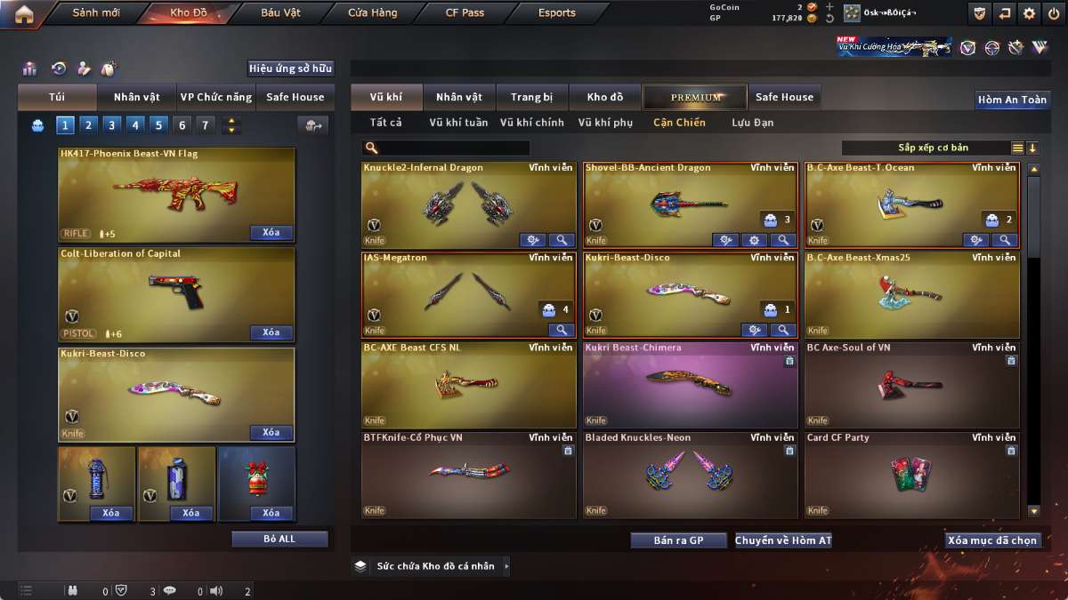 shop acc cf uy tin gia re